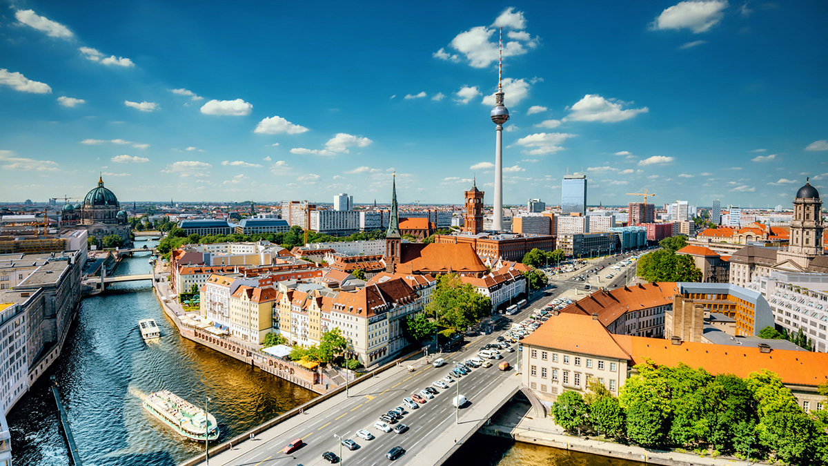 Berlin Germany Aerial View